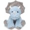 Bearington Tracer The Triceratops Dino Plush, 11.5 Inch Dinosaur Stuffed Animal, For Ages 1-14